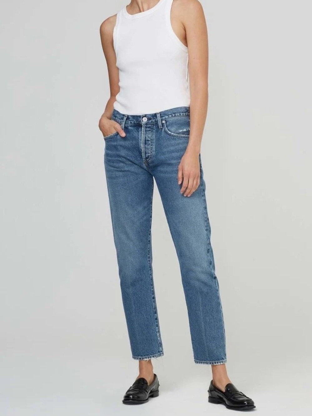 Citizens of Humanity Emerson Boyfriend Jeans Mirja Wash Ankle length